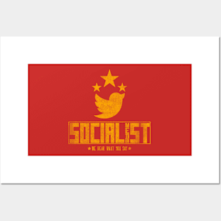 Socialist Media Twitter Posters and Art